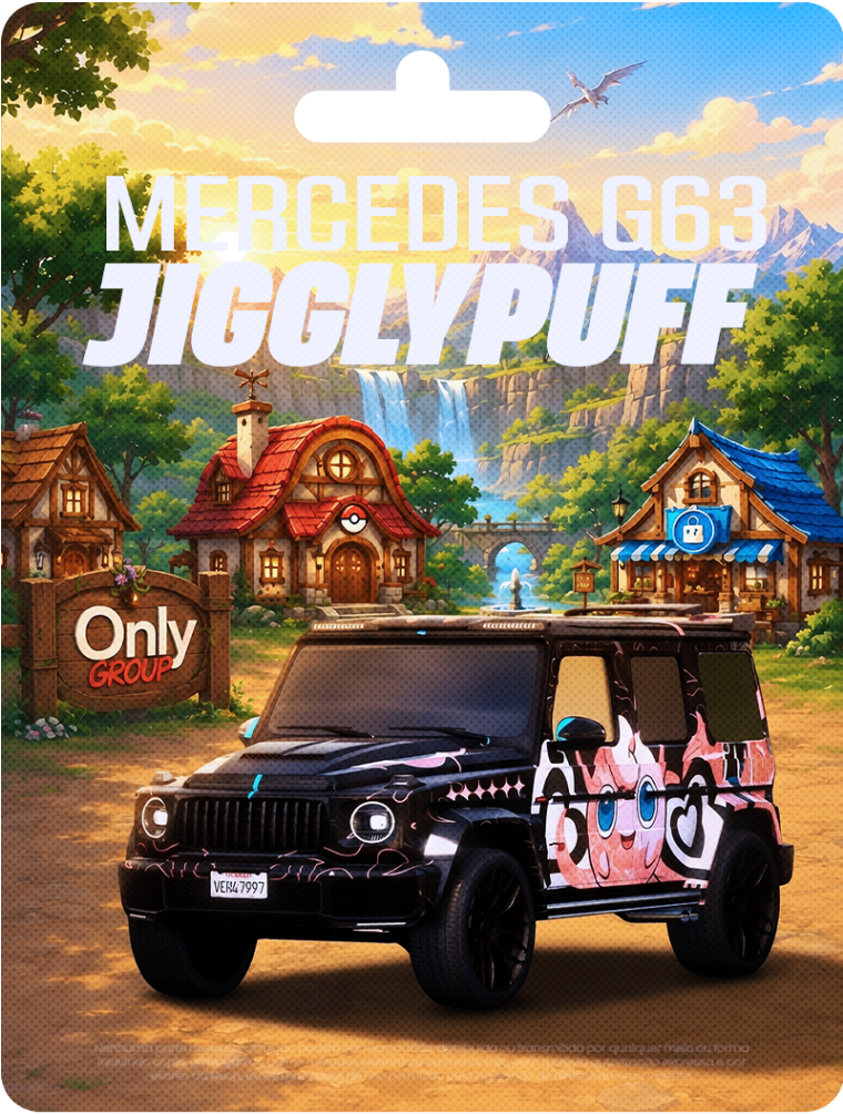 Mercedes G63 Jigglypuff - Coleção Pokemon