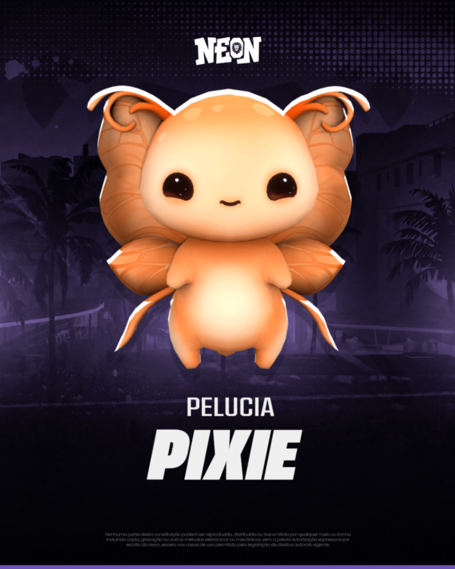 Pixie Fairy Laranja (Animada)