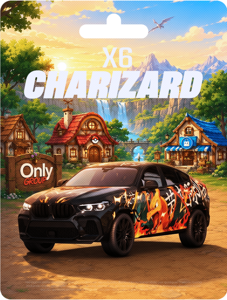 X6 Charizard - Semi Blindado - 30D