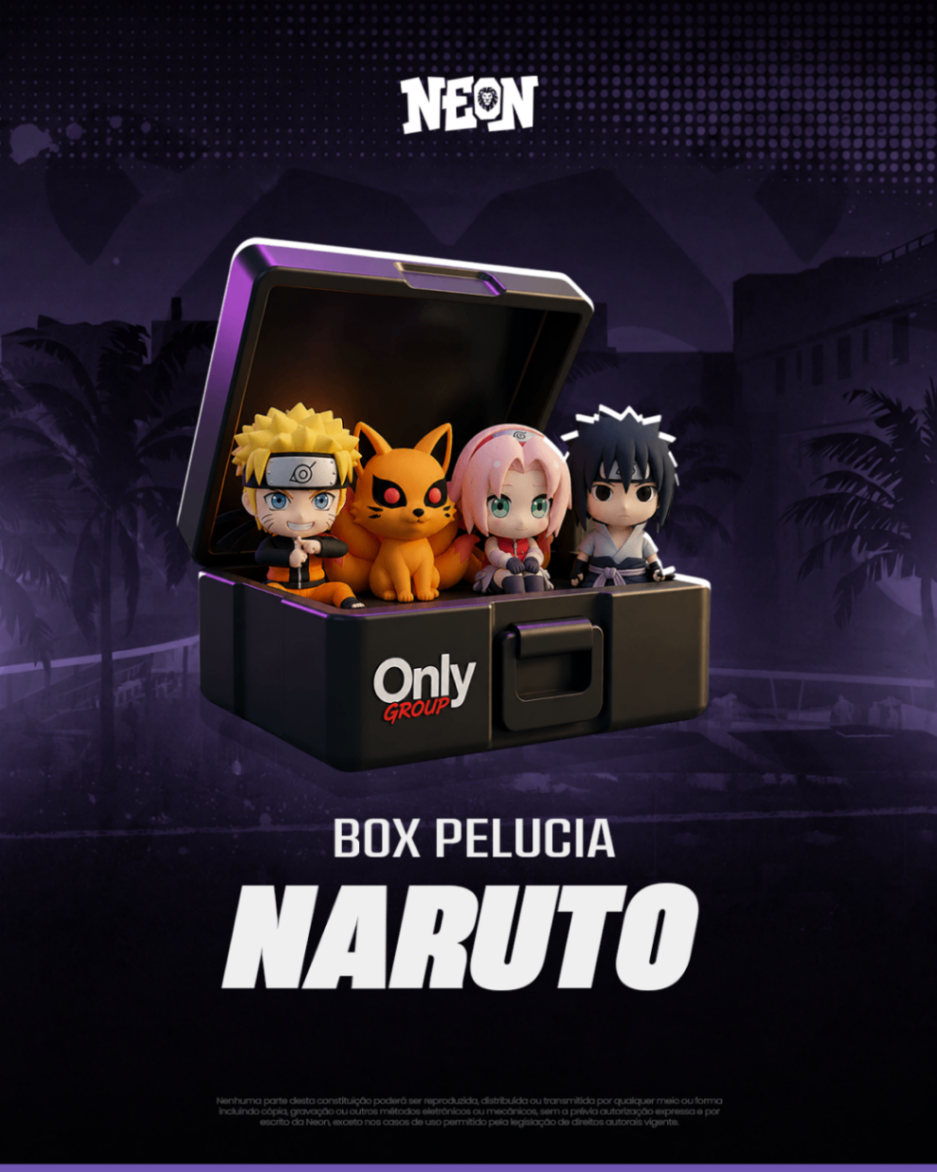 Box Pelúcias Naruto