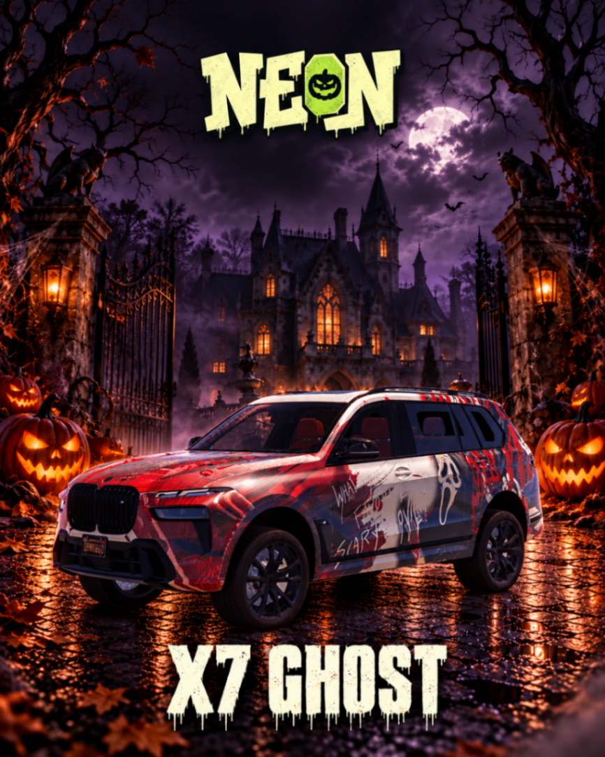 Bmw x7 Ghost - Coleção Halloween