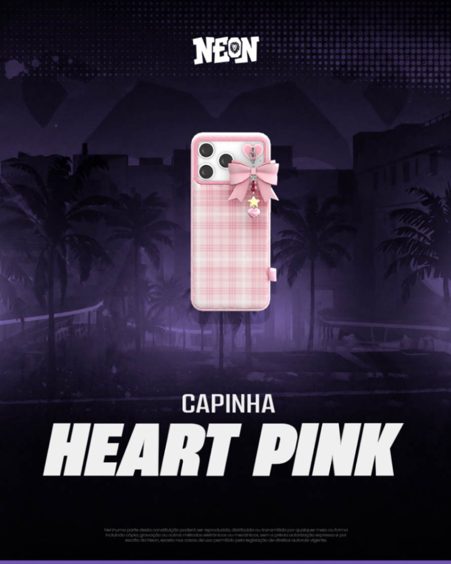 Capinha Heart Pink