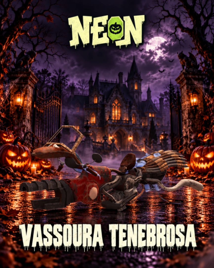 Vassoura Tenebrosa - Coleção Halloween