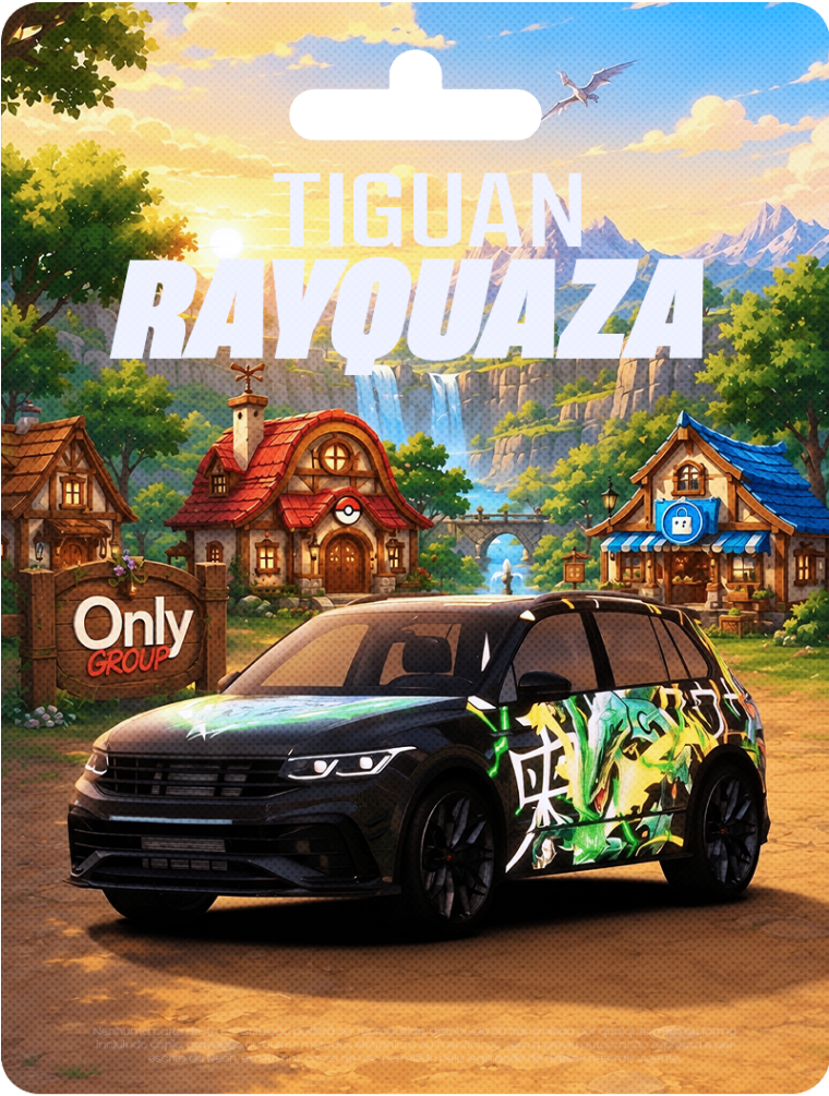 Tiguan Rayquaza - Coleção Pokemon