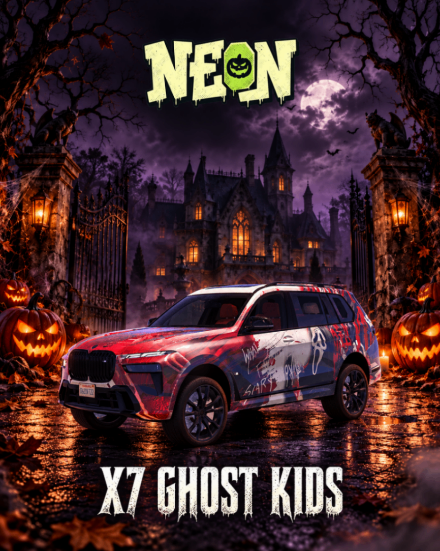 Bmw x7 Ghost Kids - Coleção Halloween
